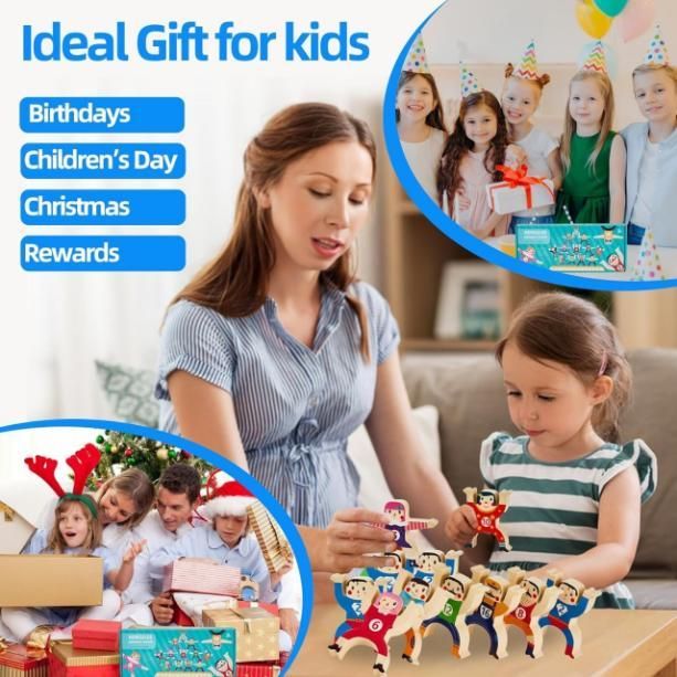 ORIGINAL | Hercules Wooden Jenga  Balancing Toy